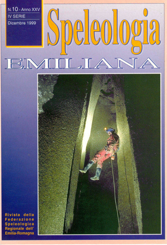 Speleologia Emiliana n° 10 - 1999