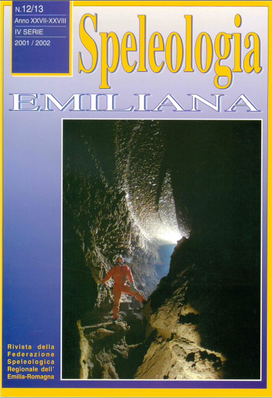 Speleologia Emiliana n° 12/13 - 2001/2002