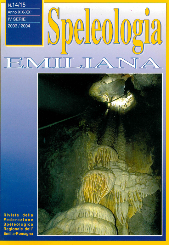 Speleologia Emiliana n° 14/15 - 2003/2004