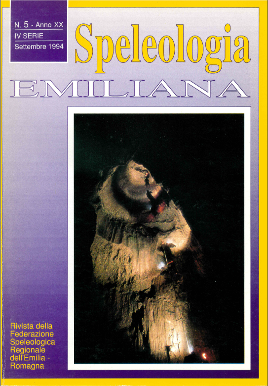 Speleologia Emiliana n° 5 - 1994