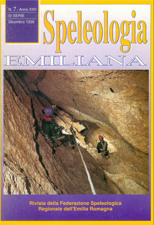 Speleologia Emiliana n° 7 - 1996